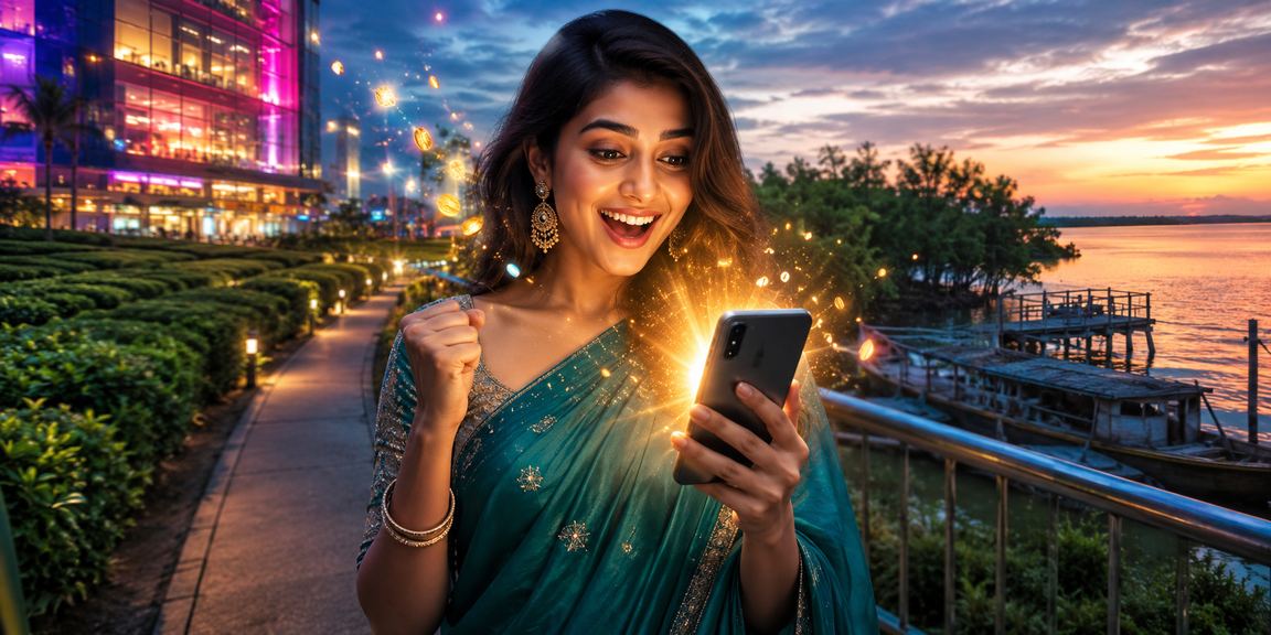 খুলনায় চা বাগানে মোবাইলে ক্যাসিনো ও বেটিং উপভোগ করছেন একজন ব্যবহারকারী